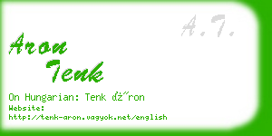 aron tenk business card